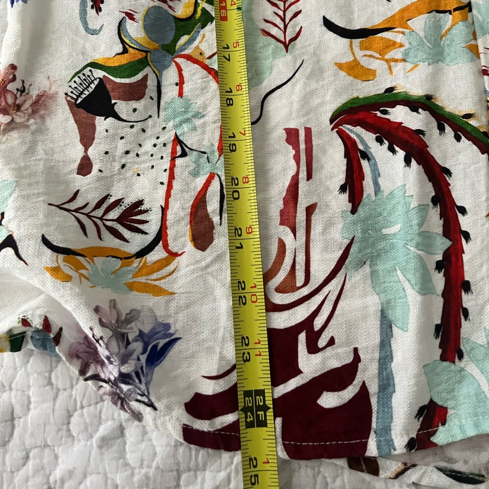 Boho Chic Women's Floral Blouse - Multicolor - Picture 4 of 6